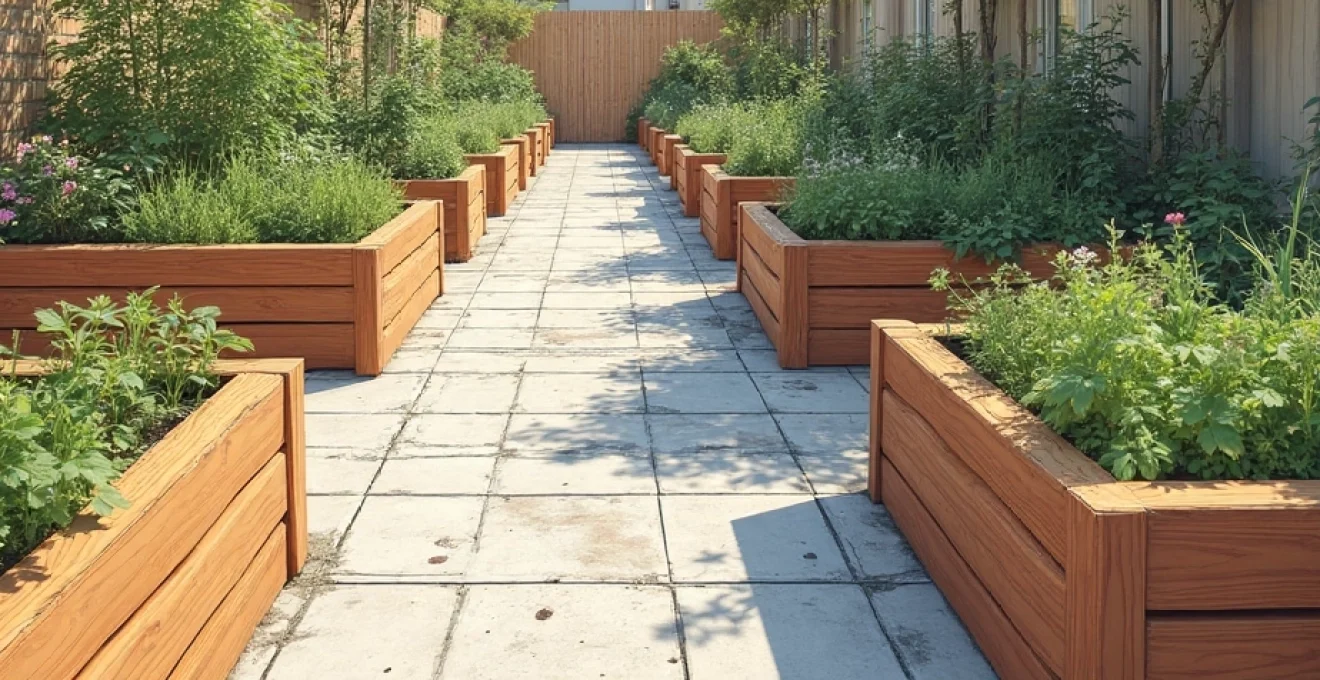 Raised garden beds
