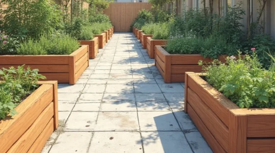 Raised garden beds