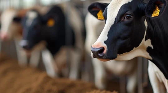 cow milking routine